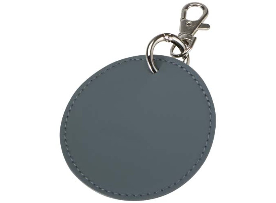 Portachiavi con charm a forma rotonda in materiale riciclato certificato GRS Resi Plus  FullGadgets.com