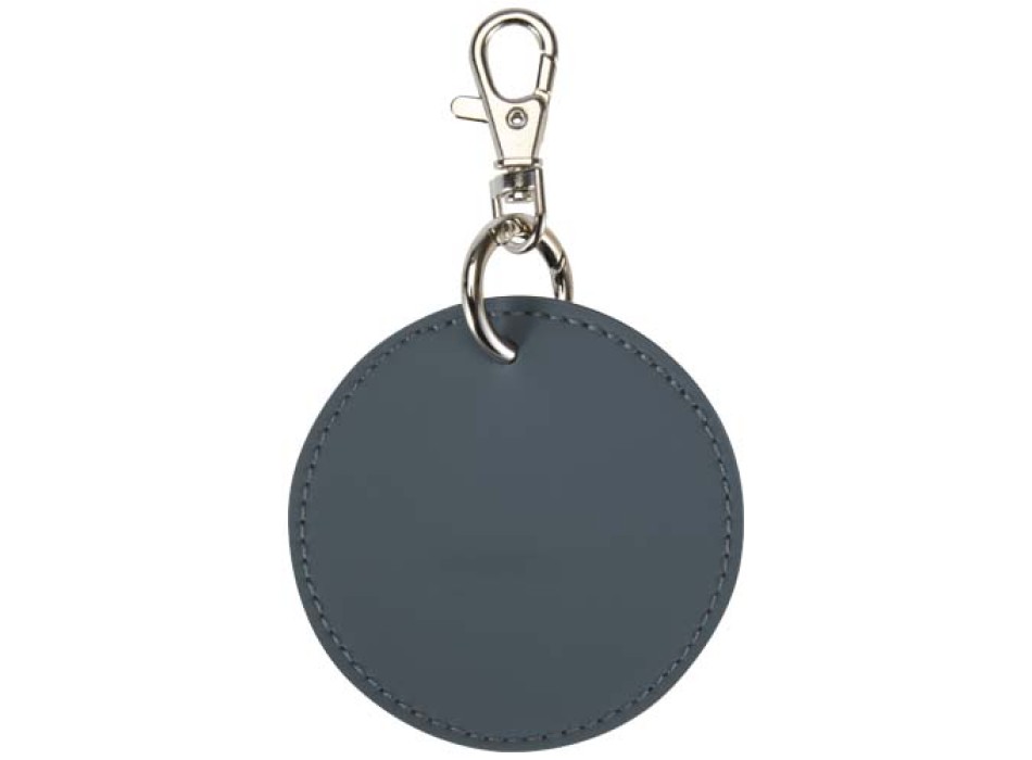 Portachiavi con charm a forma rotonda in materiale riciclato certificato GRS Resi Plus  FullGadgets.com