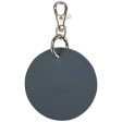 Portachiavi con charm a forma rotonda in materiale riciclato certificato GRS Resi Plus  FullGadgets.com