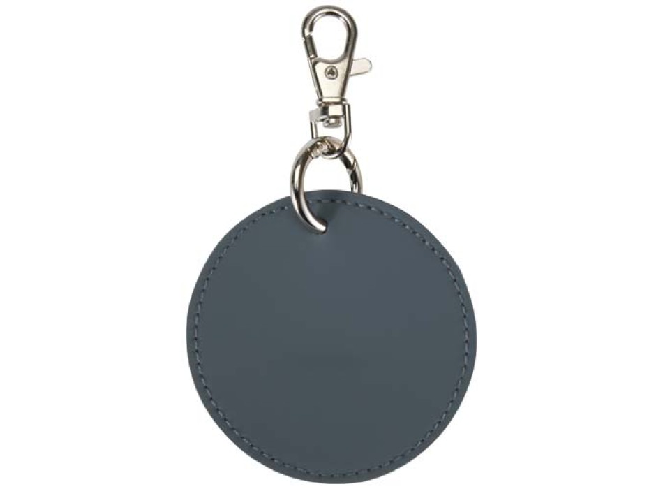 Portachiavi con charm a forma rotonda in materiale riciclato certificato GRS Resi Plus  FullGadgets.com