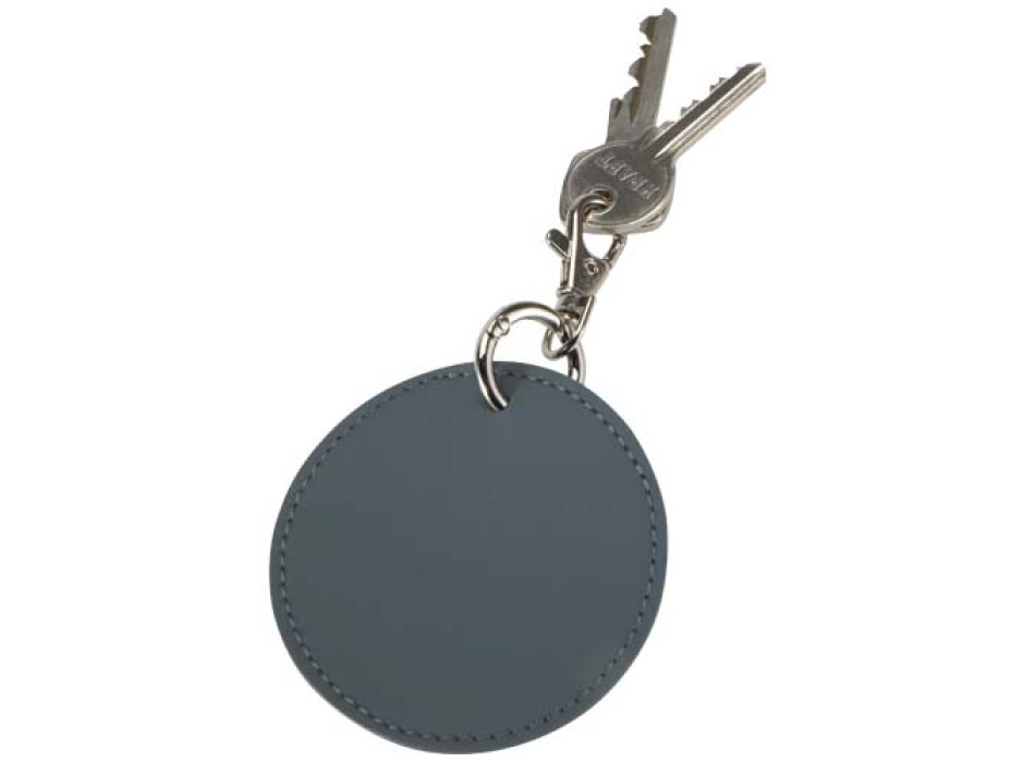 Portachiavi con charm a forma rotonda in materiale riciclato certificato GRS Resi Plus  FullGadgets.com