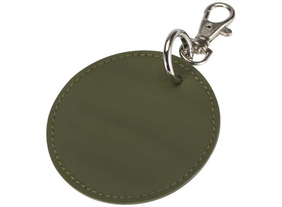 Portachiavi con charm a forma rotonda in materiale riciclato certificato GRS Resi Plus  FullGadgets.com