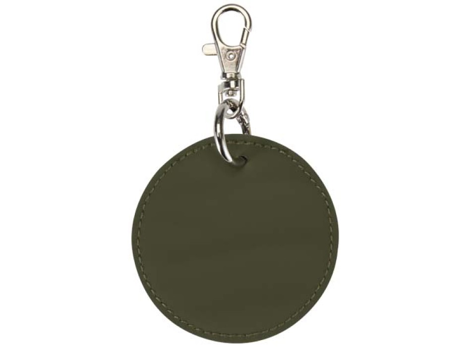 Portachiavi con charm a forma rotonda in materiale riciclato certificato GRS Resi Plus  FullGadgets.com