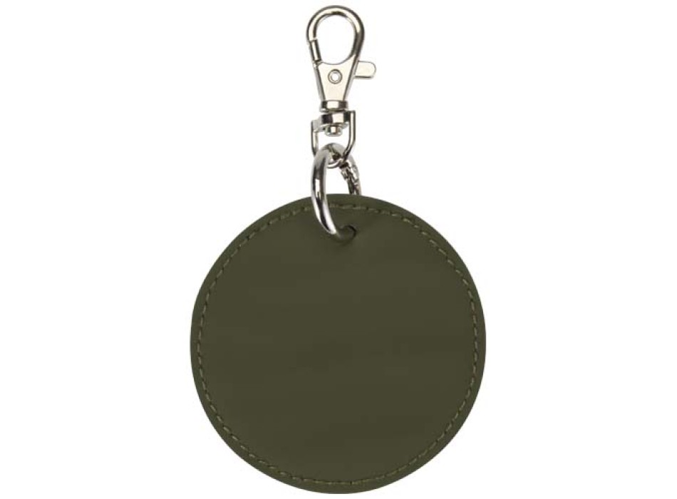 Portachiavi con charm a forma rotonda in materiale riciclato certificato GRS Resi Plus  FullGadgets.com