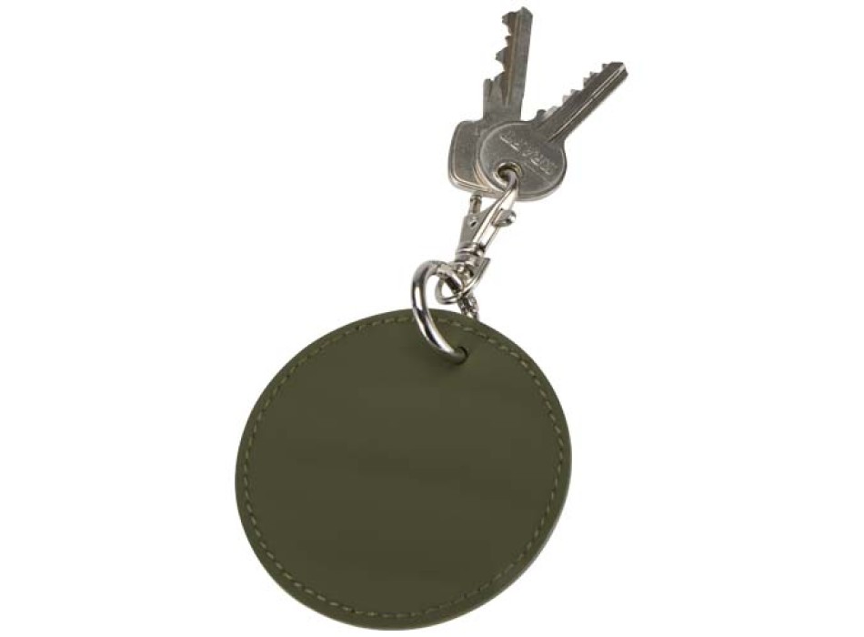 Portachiavi con charm a forma rotonda in materiale riciclato certificato GRS Resi Plus  FullGadgets.com