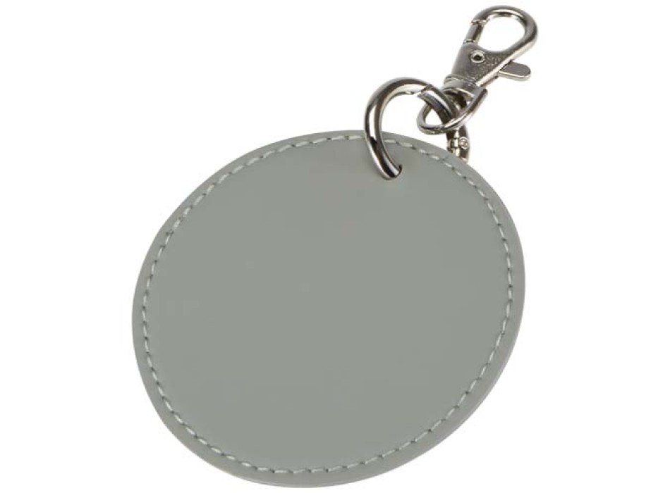 Portachiavi con charm a forma rotonda in materiale riciclato certificato GRS Resi Plus  FullGadgets.com