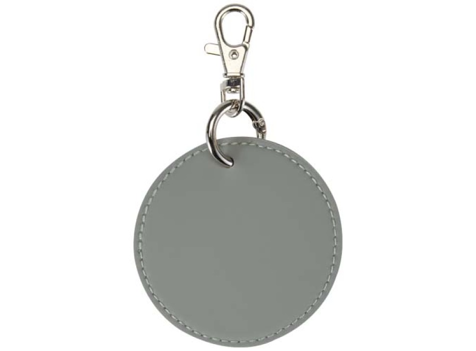 Portachiavi con charm a forma rotonda in materiale riciclato certificato GRS Resi Plus  FullGadgets.com