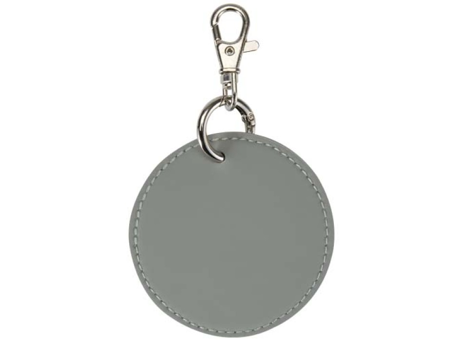 Portachiavi con charm a forma rotonda in materiale riciclato certificato GRS Resi Plus  FullGadgets.com