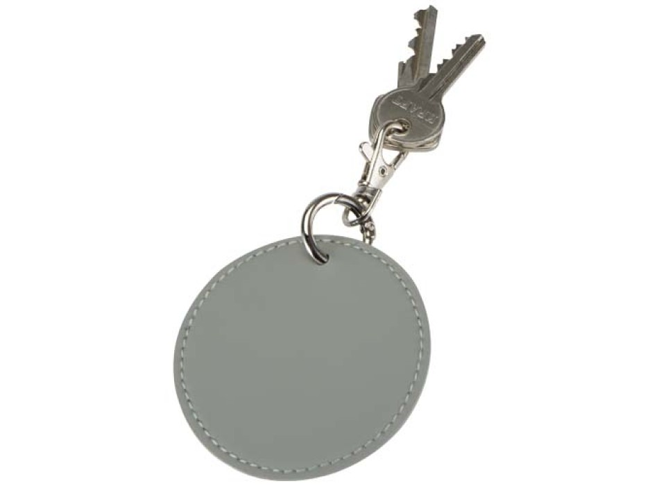 Portachiavi con charm a forma rotonda in materiale riciclato certificato GRS Resi Plus  FullGadgets.com
