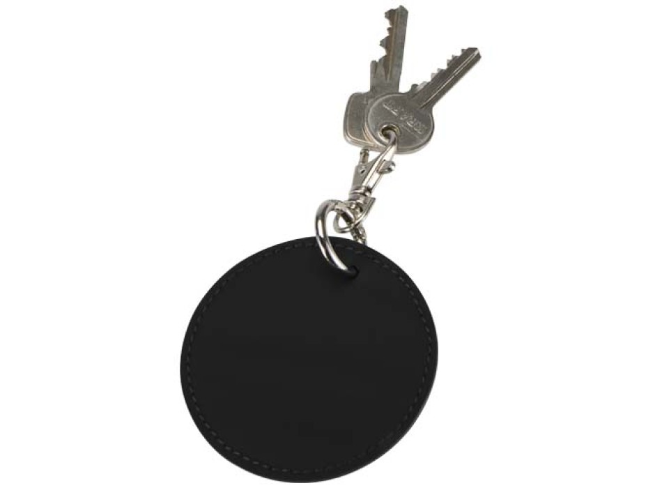 Portachiavi con charm a forma rotonda in materiale riciclato certificato GRS Resi Plus  FullGadgets.com