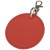 Portachiavi con charm a forma rotonda in materiale riciclato certificato GRS Resi Plus 