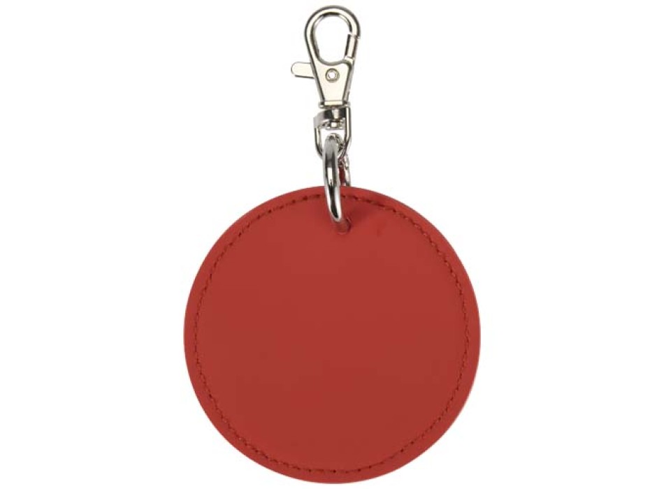 Portachiavi con charm a forma rotonda in materiale riciclato certificato GRS Resi Plus  FullGadgets.com