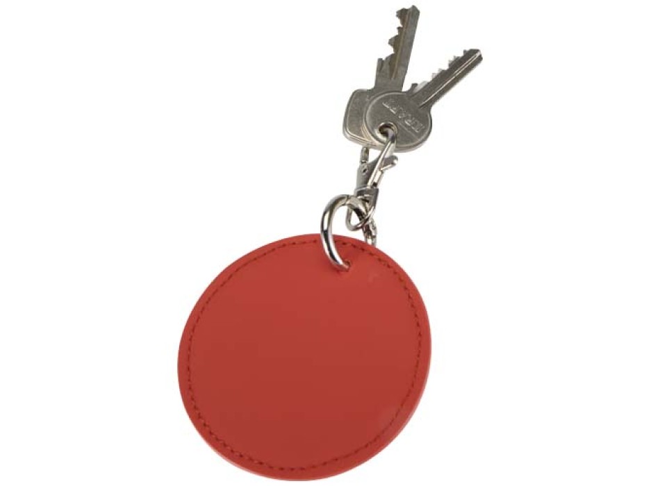 Portachiavi con charm a forma rotonda in materiale riciclato certificato GRS Resi Plus  FullGadgets.com