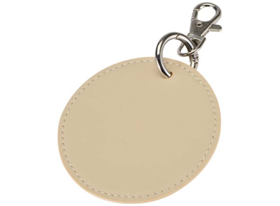 Portachiavi con charm a forma rotonda in materiale riciclato certificato GRS Resi Plus  FullGadgets.com