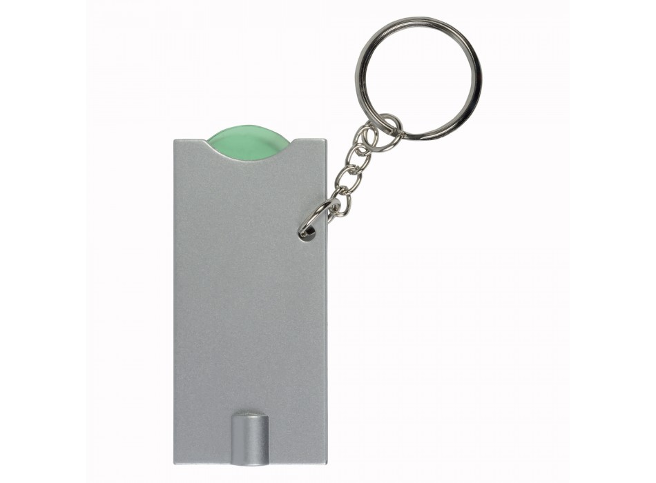 Portachiavi con gettone per carrello della spesa e luce FullGadgets.com