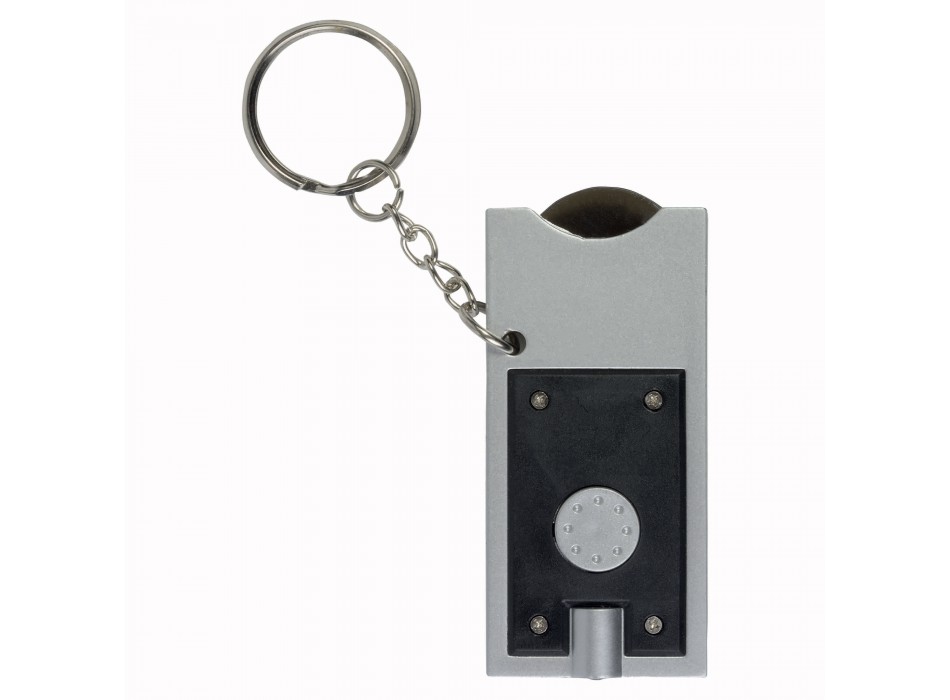 Portachiavi con gettone per carrello della spesa e luce FullGadgets.com