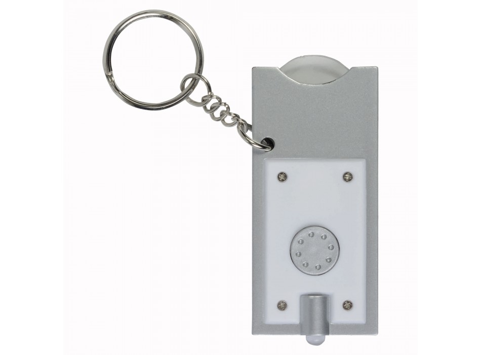Portachiavi con gettone per carrello della spesa e luce FullGadgets.com