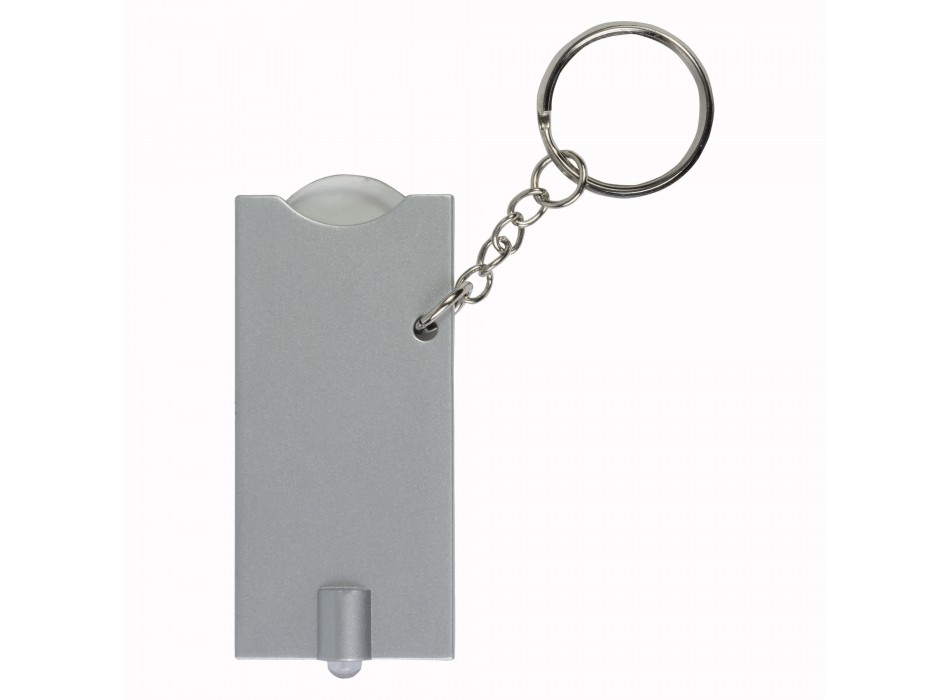 Portachiavi con gettone per carrello della spesa e luce FullGadgets.com