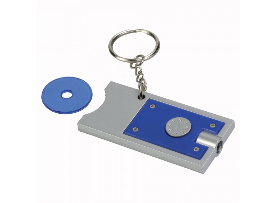 Portachiavi con gettone per carrello della spesa e luce FullGadgets.com