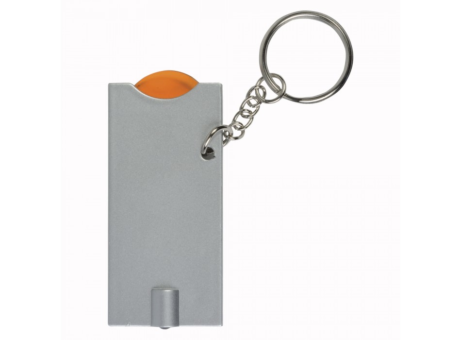 Portachiavi con gettone per carrello della spesa e luce FullGadgets.com