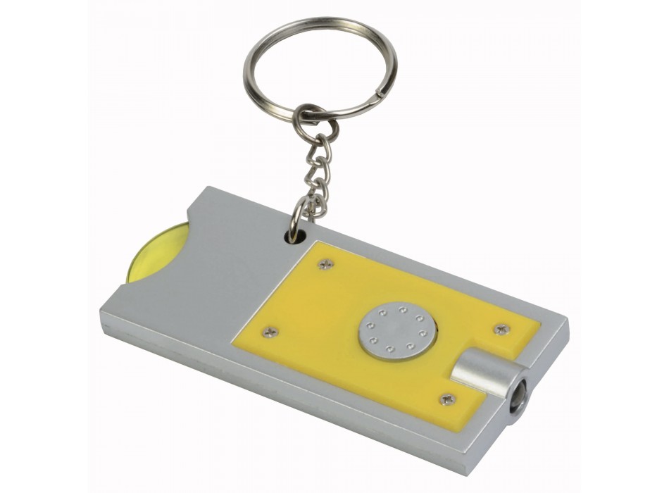 Portachiavi con gettone per carrello della spesa e luce FullGadgets.com