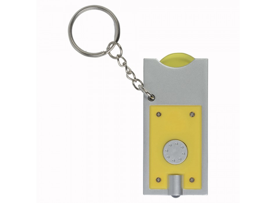 Portachiavi con gettone per carrello della spesa e luce FullGadgets.com