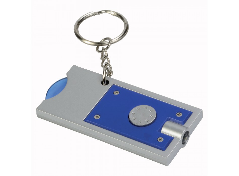 Portachiavi con gettone per carrello della spesa e luce FullGadgets.com