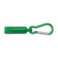 Mini Torcia Con Luce Led Personalizzabile, Moschettone In Alluminio