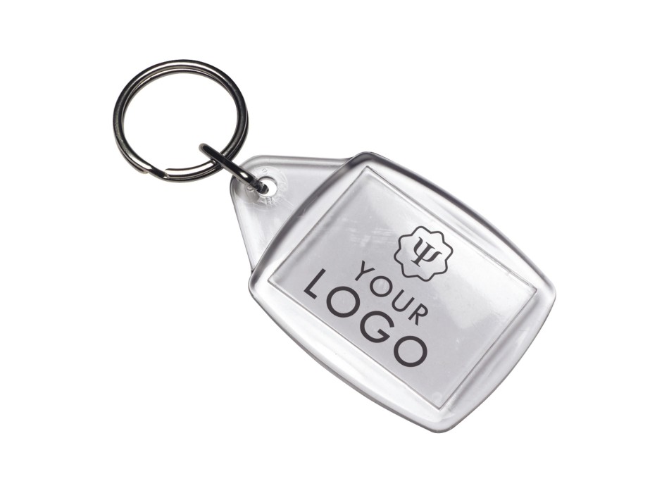 Portachiavi con portafoto/logo in plastica Leo FullGadgets.com