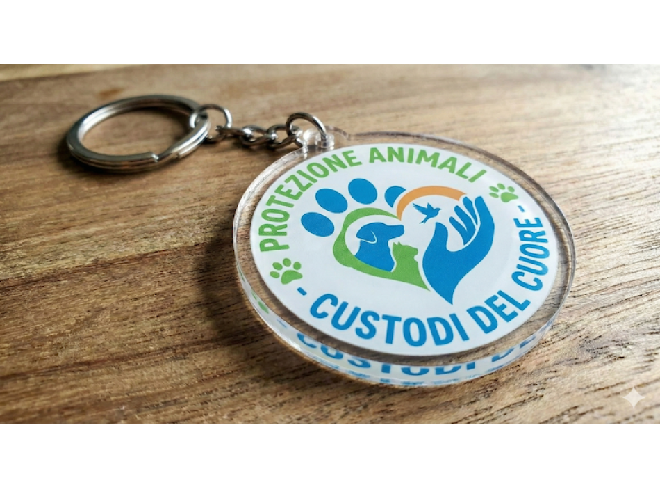 Portachiavi in acrilico sagomato  FullGadgets.com