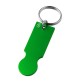 Portachiavi in alluminio riciclato con gettone per il carrello della spesa FullGadgets.com