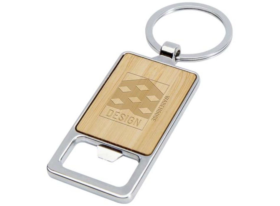 Portachiavi in bambù con apribottiglie Snapper FullGadgets.com