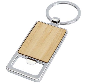 Portachiavi in bambù con apribottiglie Snapper FullGadgets.com