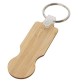 Portachiavi in bambù con gettone per carrello della spesa Ronan FullGadgets.com