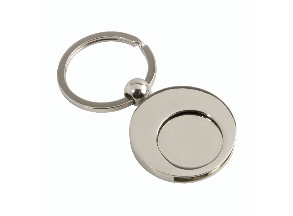 Portachiavi in metallo con gettone per carrello FullGadgets.com
