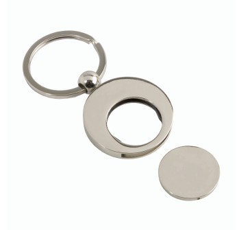 Portachiavi in metallo con gettone per carrello FullGadgets.com