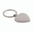Portachiavi in metallo di forma di cuore, con particolare laterale colorato cangiante FullGadgets.com