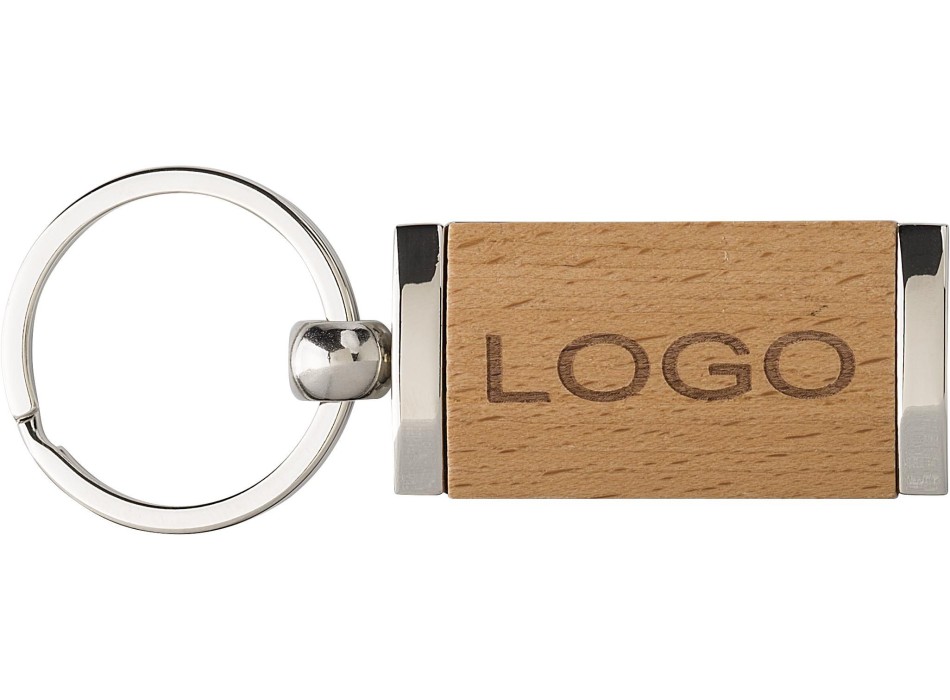 Portachiavi in metallo e legno Jennie FullGadgets.com