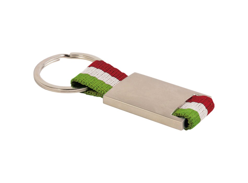 Portachiavi in metallo e nylon confezionato in scatoletta nera FullGadgets.com