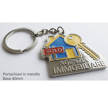 Portachiavi in metallo sagomato entro 40mm FullGadgets.com