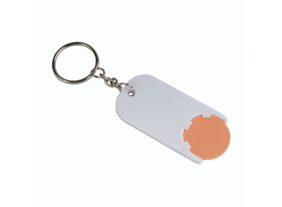 Portachiavi in plastica con gettone per carrello della spesa FullGadgets.com