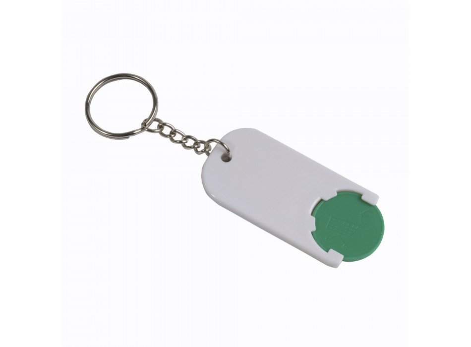 Portachiavi in plastica con gettone per carrello della spesa FullGadgets.com
