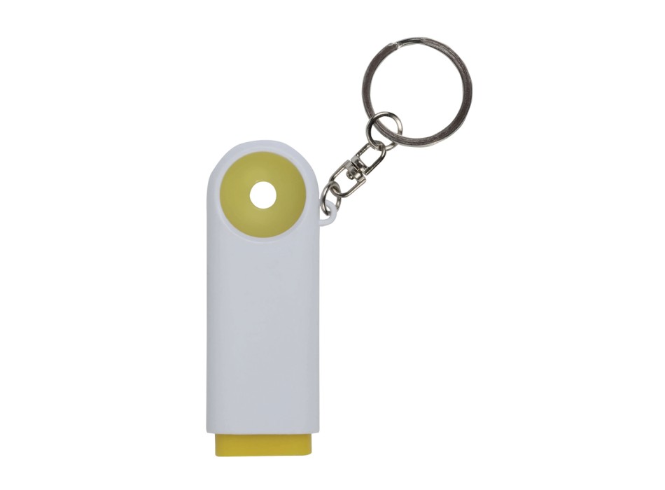 Portachiavi in plastica con gettone per carrello della spesa e luce a 2 led FullGadgets.com