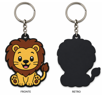 Portachiavi in pvc 2D - misura 41x50mm FullGadgets.com