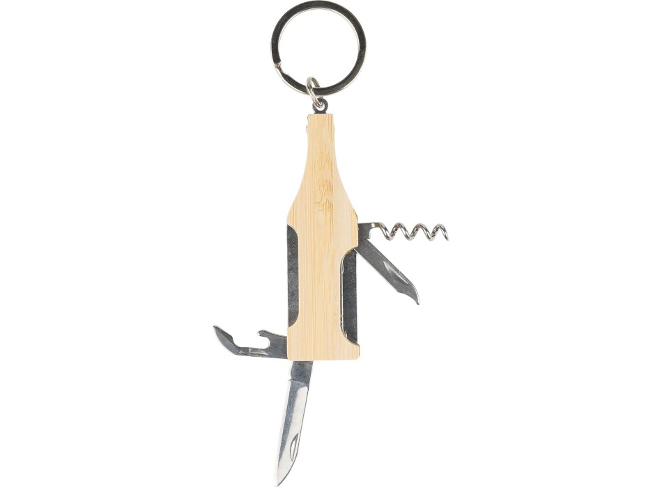 Portachiavi multitools bambù Inaya FullGadgets.com