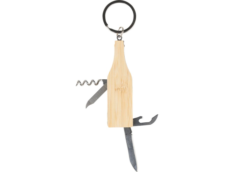 Portachiavi multitools bambù Inaya FullGadgets.com