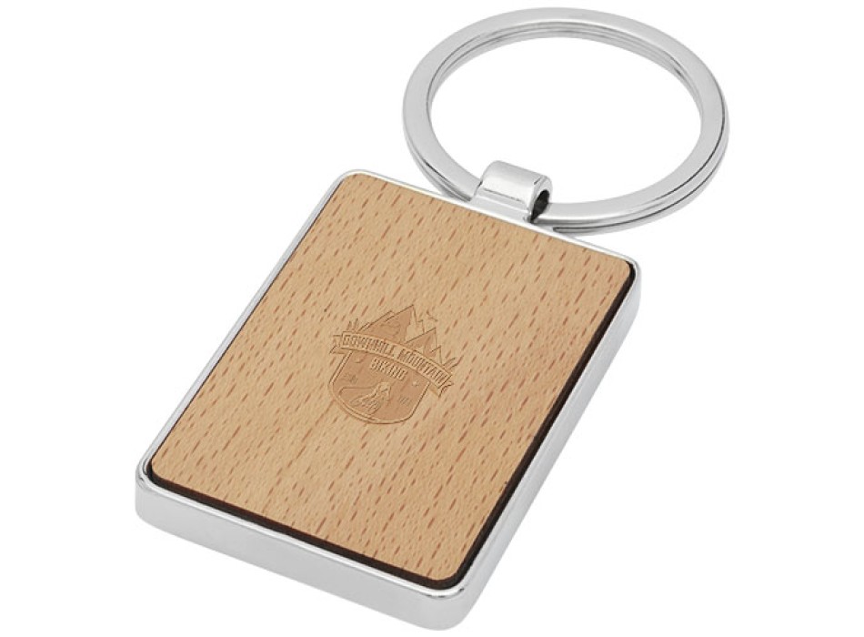 Portachiavi rettangolare Mauro in legno di faggio FullGadgets.com