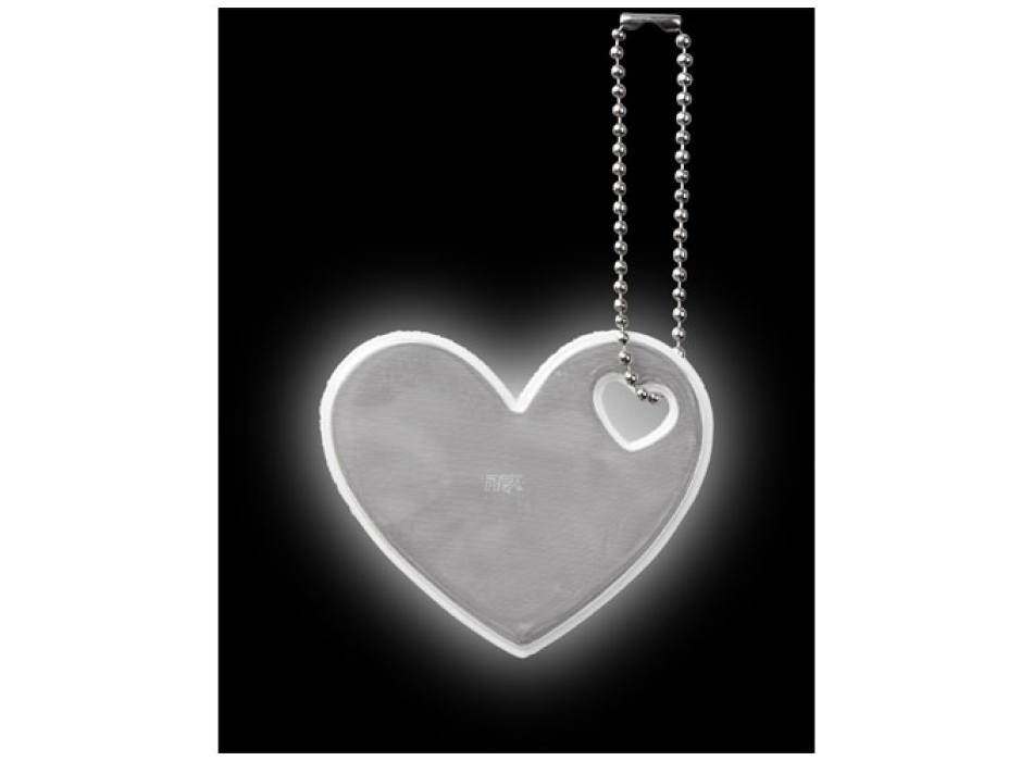 Portachiavi riflettente a forma di cuore FullGadgets.com