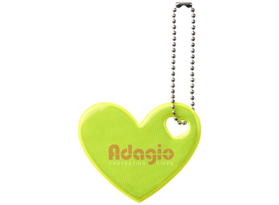 Portachiavi riflettente a forma di cuore FullGadgets.com