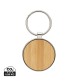 Portachiavi rotondo in lega di zinco RCS e bambù FullGadgets.com